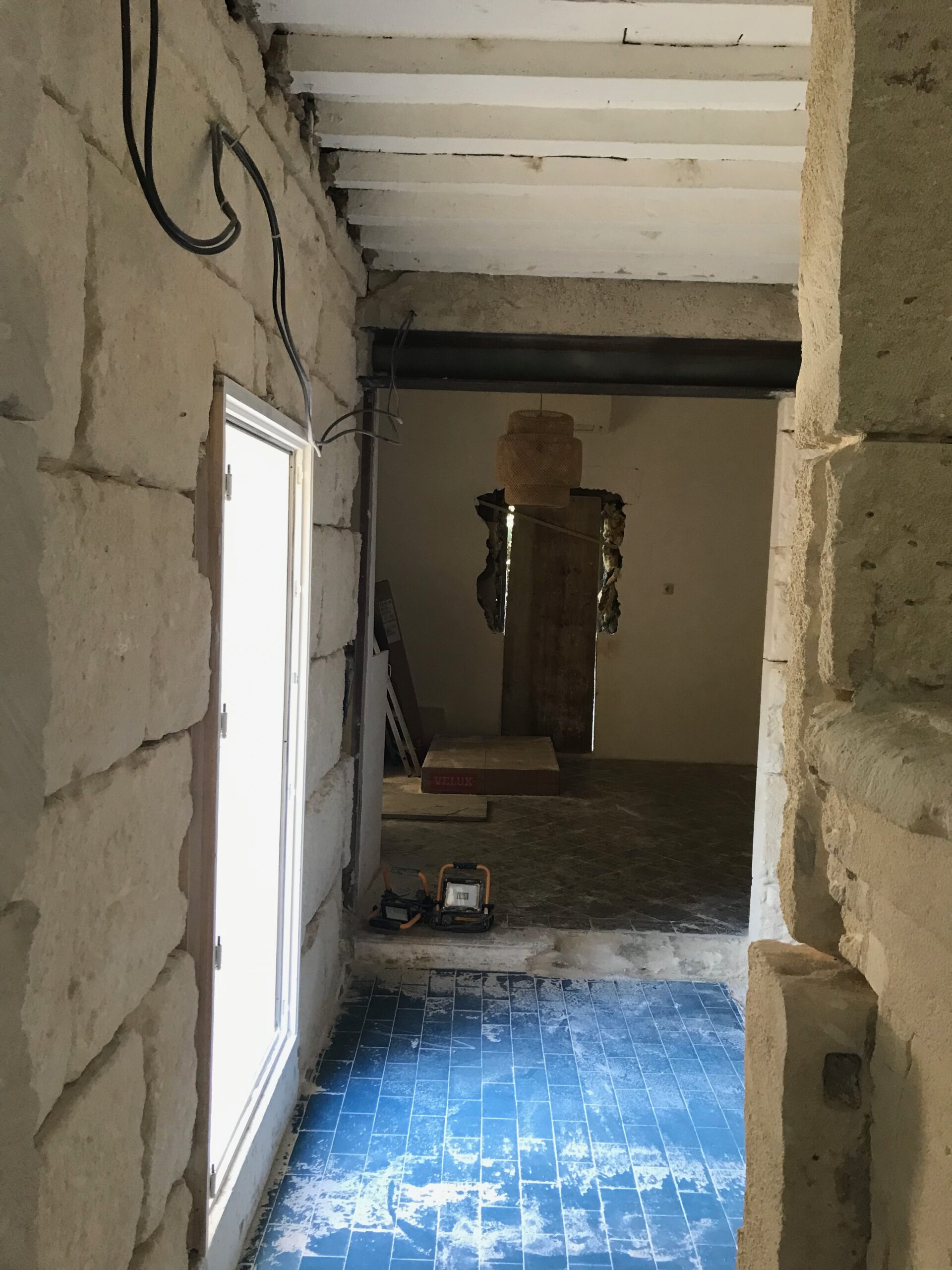 Chantier enfilade cuisine SAM